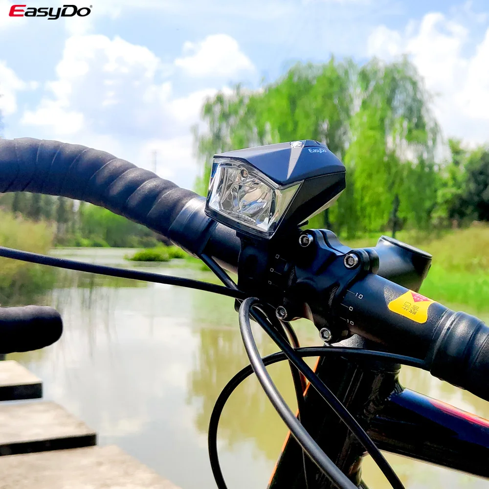 EasyDo Bike Light Rainproof K Mark STVZO LED 1200mAh USB Rechargeable MTB Front Lamp Headligh Flashlight Bicycle Light