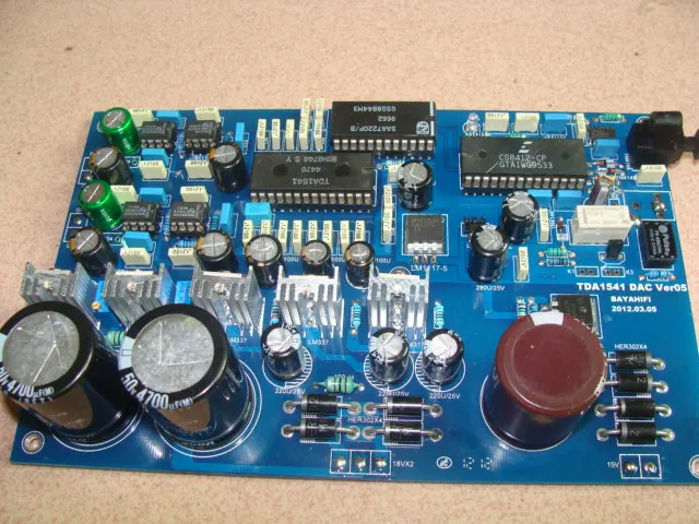 DAC/decoder USB+TDA1541 finished board, TDA1541, TDA1541A decoded finished board