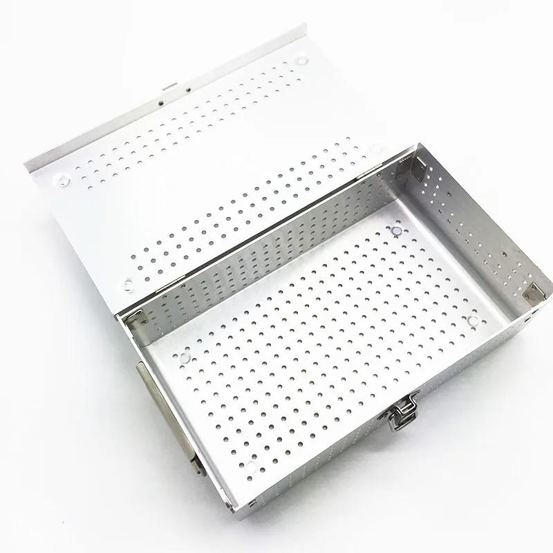

Sterilization Tray Box Case Surgical Instruments Alloy Disinfection Box Aluminium Box