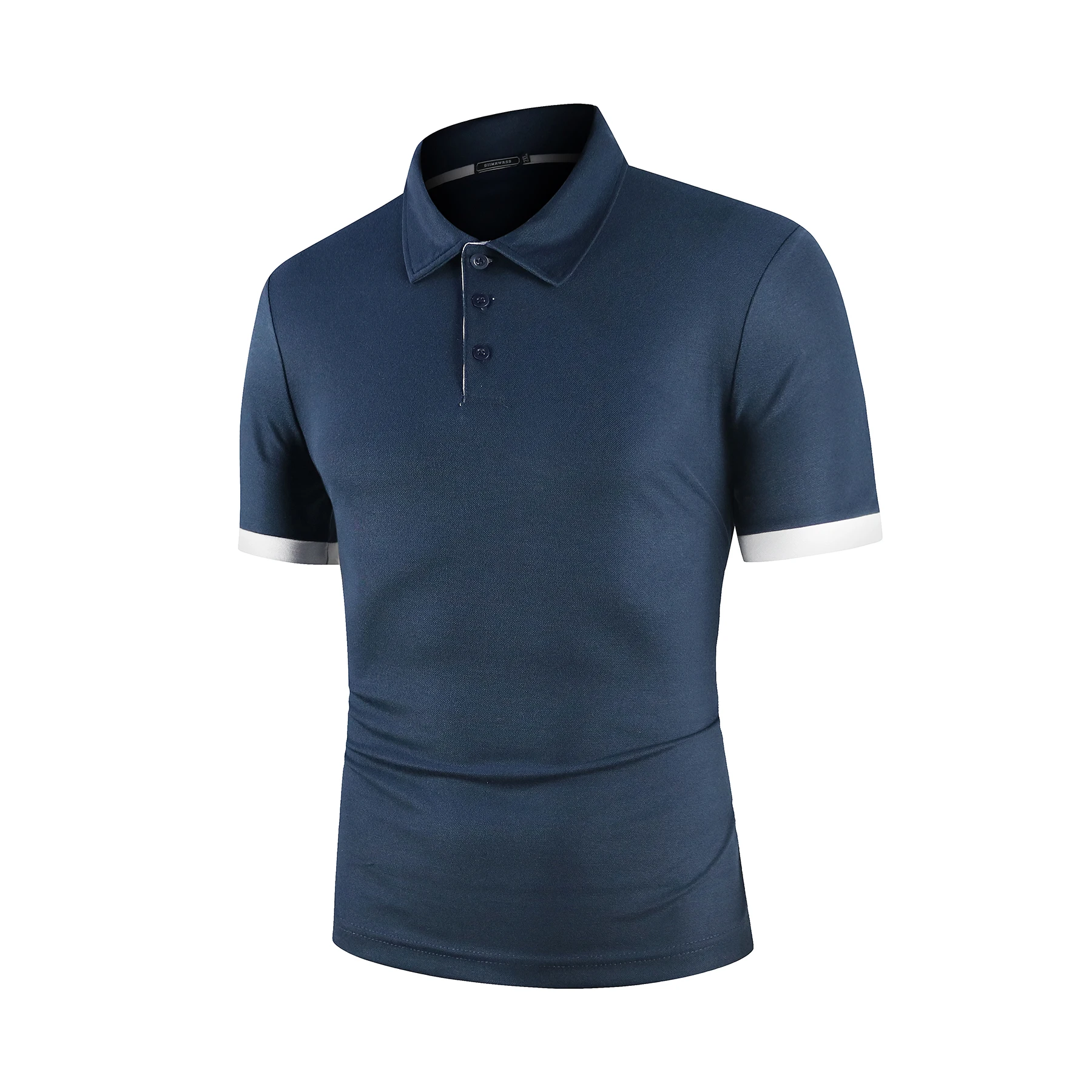 Männer Polo Männer Shirt Kurzarm Polo-Shirt Kontrast Farbe Polo Neue Kleidung Sommer Streetwear Casual Mode Männer tops – Detail 9