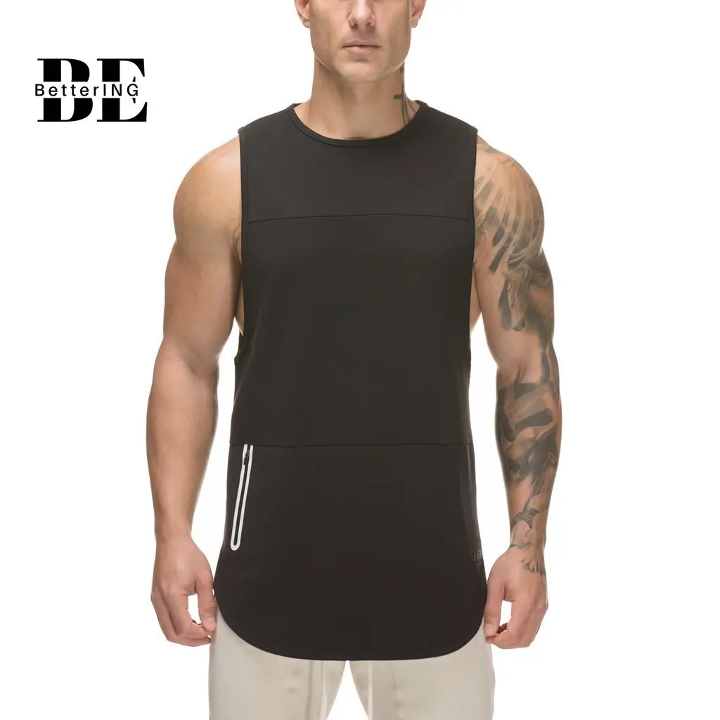 2021 Nieuwe Zomer Mouwloze Basketbal Snelle Droog Ademend Vest Vest Mannen Mode Merk Fitness Jas Training Kleding