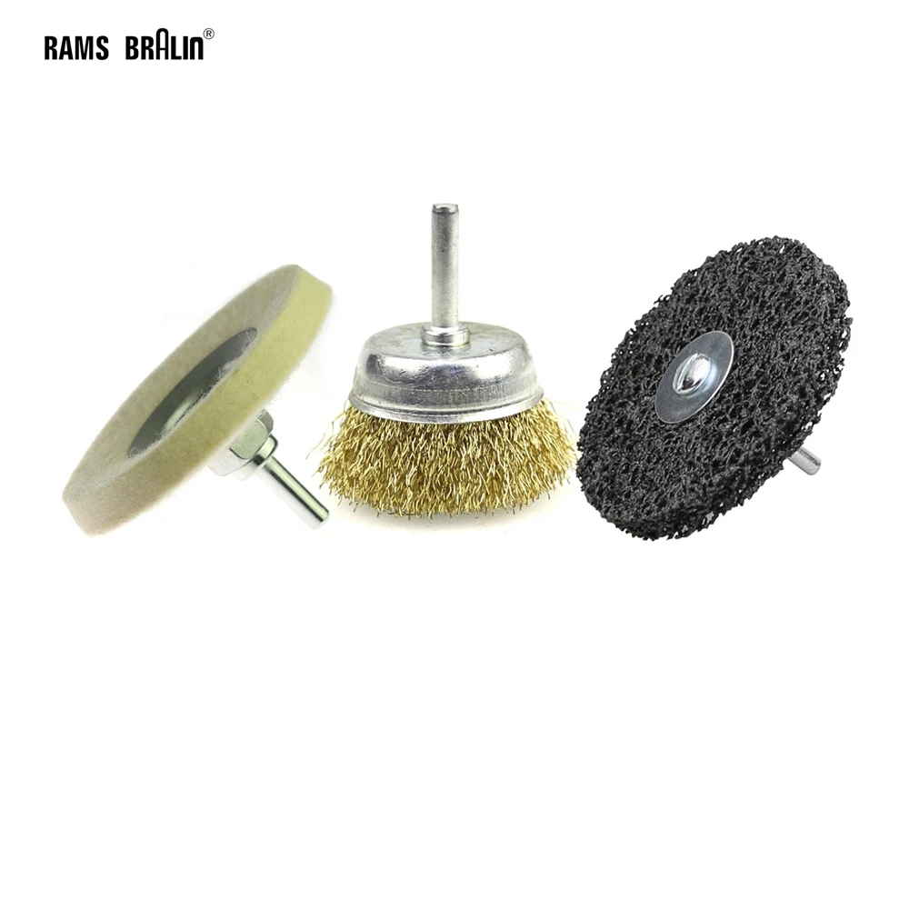 

1 piece Drill Rust Removal Disc Paint Peeling Brush Metal Grinding Polishing Wheel Tool