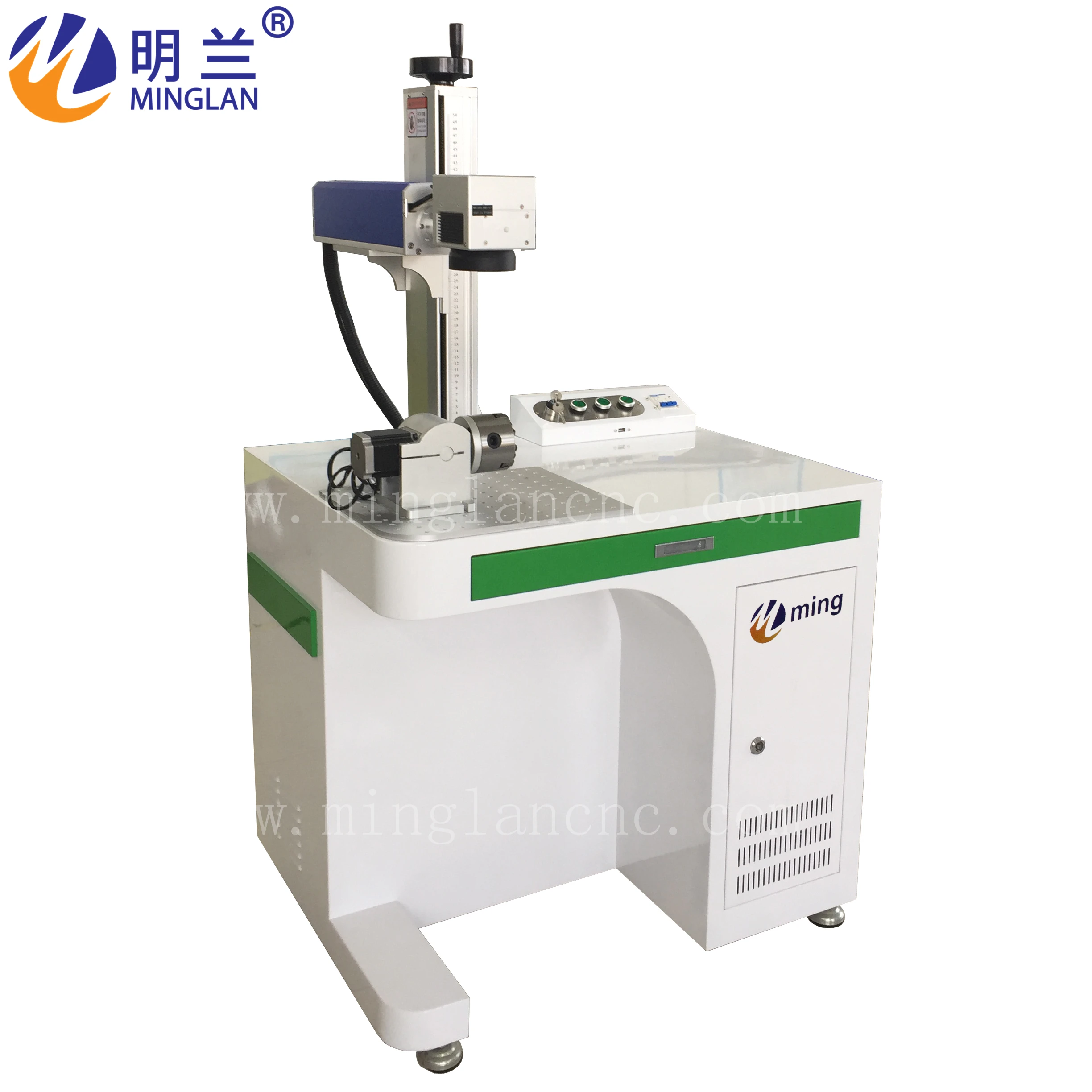 60W Fiber Laser Marking Machine / Laser Marking Machine Portable Colorful Fiber Marking Machine / Metal Marking