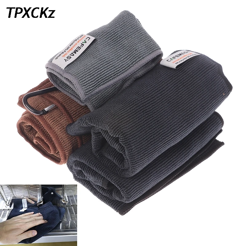 4 Absorbent Kitchen Barista Restaurant Towel Cleaning Dishcloth Microfiber Cloth