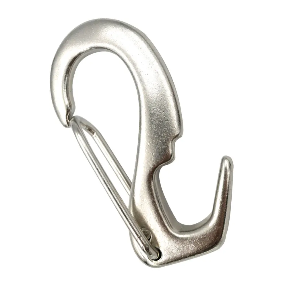 Sistema de anclaje de resorte de acero inoxidable de grado marino, grillete de gancho a presión para Hardware de yate y barco marino