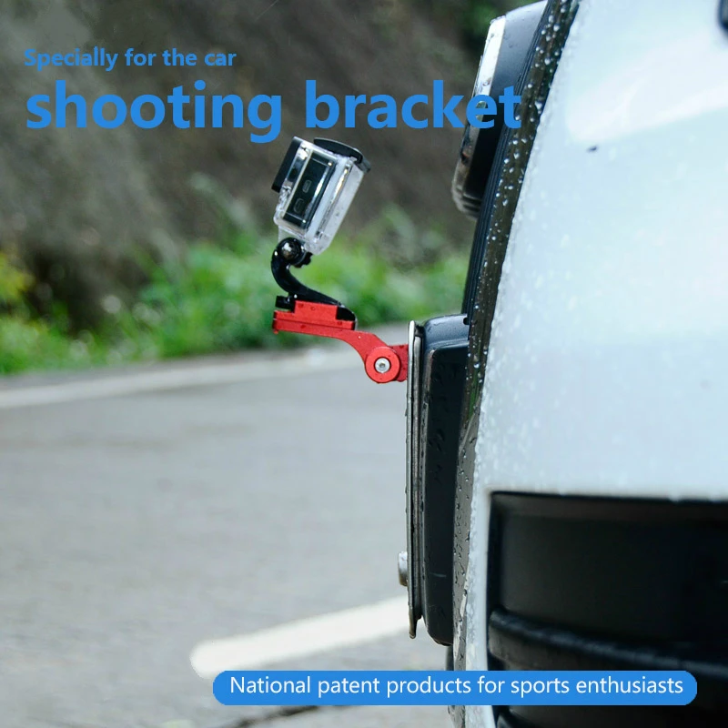 الألومنيوم سيارة دراجة نارية مرآة الرؤية الخلفية جبل قوس حامل ل GoPro بطل 9 8765 الانصهار شاومي يي SJ4000 SJ كاميرا اكسسوارات