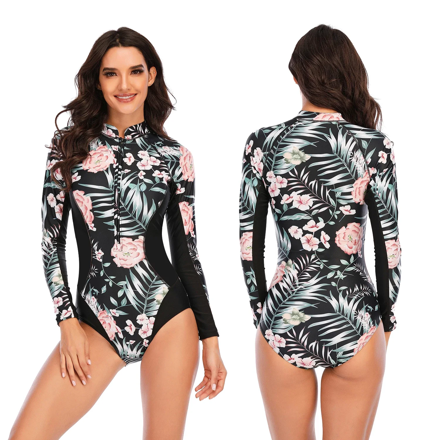 Costume da bagno intero Sexy per donna, costumi da bagno da Surf, costume da bagno, abbigliamento da spiaggia, tuta da Surf, Rash Guard, Monokini May