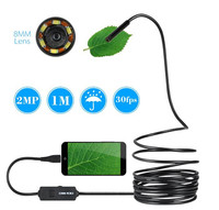 2MP 1200P WIFI/USB Endoscope for iphone&android Wireless Inspection Borescope Camera Handheld Otoscope