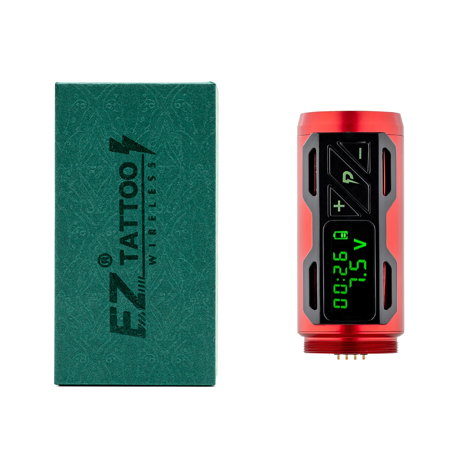 P2S Power pack Zwart Rood Groen Zilver Geschikt voor EZ Portex Generation 2S Draadloze Batterij Tattoo Pen Machine