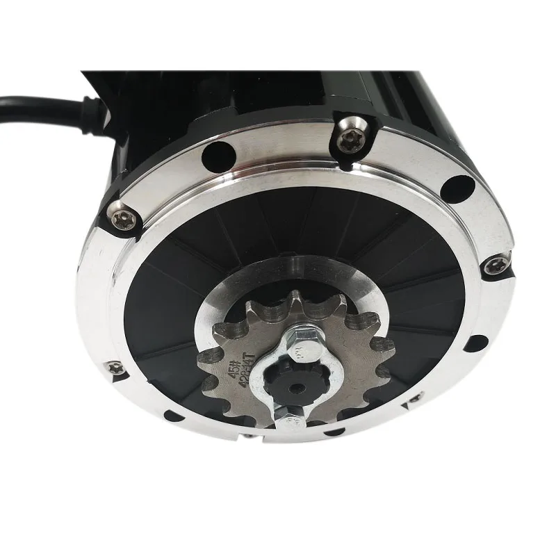 QS120 2000W 70H BLDC Mid Drive Motor with 428 Sprocket for Electric Motorcycle