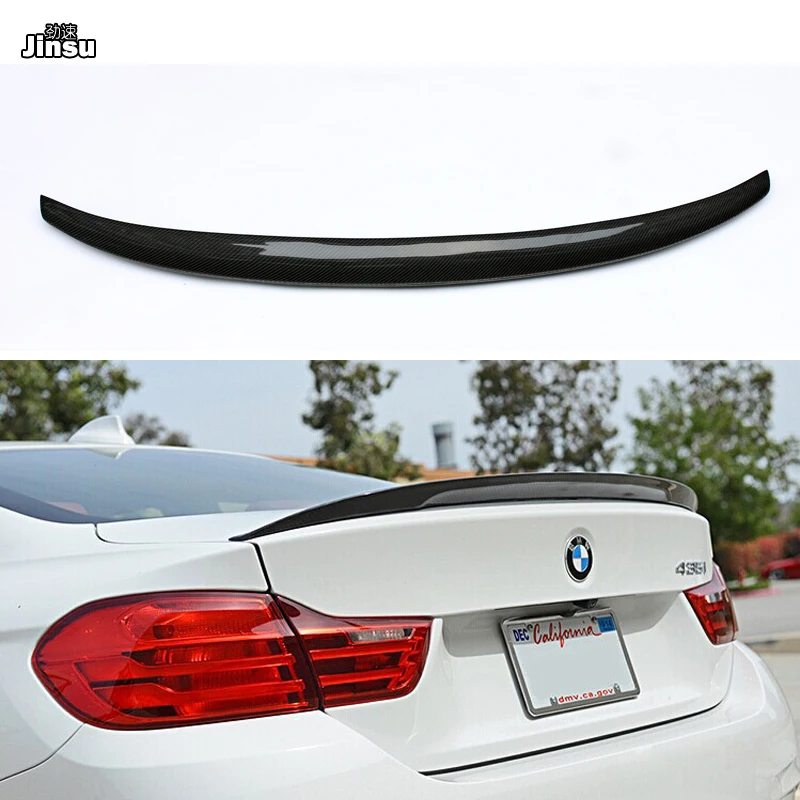 

Performance style carbon fiber rear trunk spoiler lip for bmw 4 series Gran coupe 420i 425i 430i 440i F36 P styling back wing