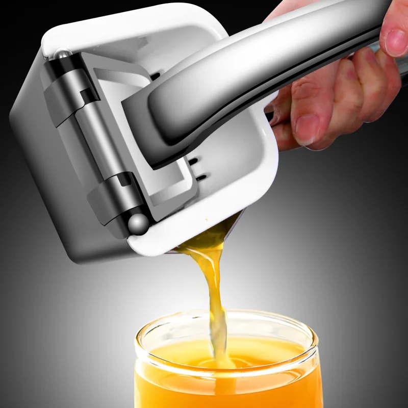 

304 Stainless Steel Manual Juicer Household Fruit Manual Juicer Lemon Orange Juicer Mini Kitchen Filter Juicer Squeezing Tool