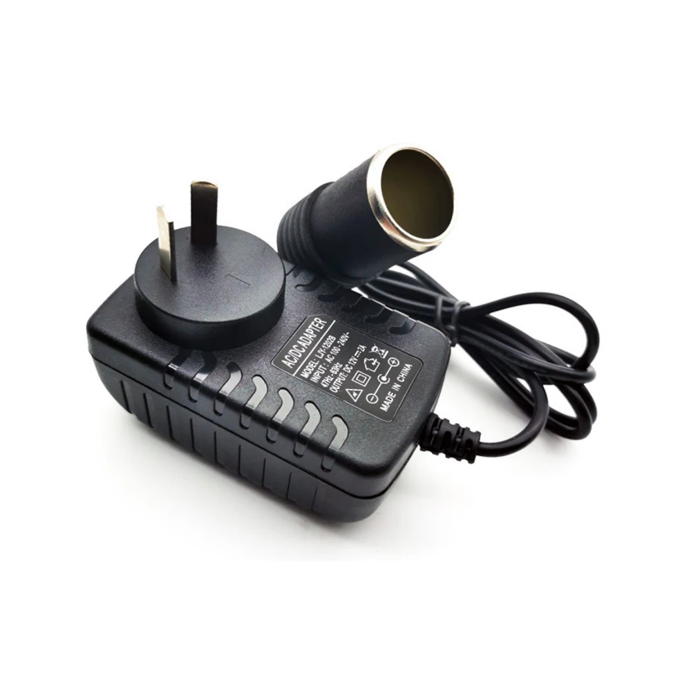 220V AC to DC 12V 1A 2A 3A Car Cigarette Lighter Charger Transformer Adapter Socket Car Electronic Devices EU UK US AU Plug