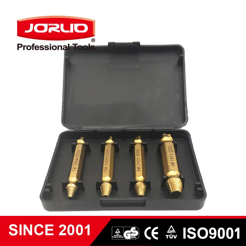 Damaged Screw Remover Extractor Drill Bits Easily Take Out Broken Bolt Stud Removal Tool Kit