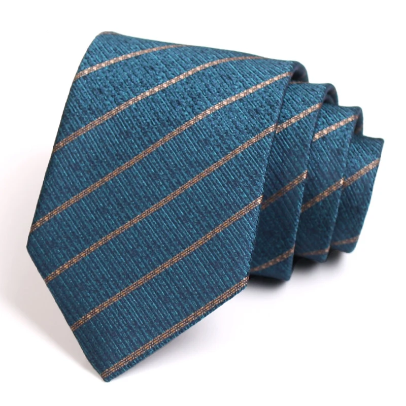 

Brand New Classic Blue Striped Tie High Quality 8CM Wide Ties For Men Business Suit Party Work Necktie Fashion Formal Neck Tie