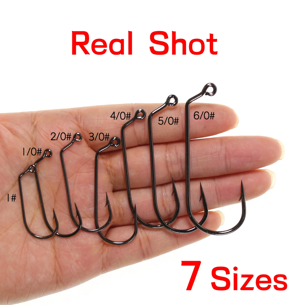Elllv Jig Head 6/0 – anzuelos de 60° en acero al carbono para vinilo - imagen 5