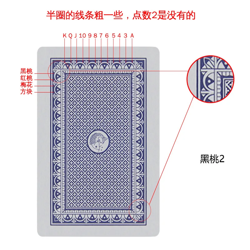 1 комплект покерных карт с секретной маркировкой, перспективные игральные карты, магический реквизит, простые, но неискавшие магические трюки, дропшиппинг