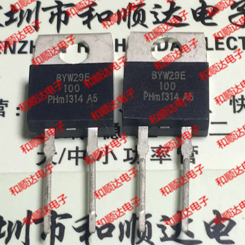 10PCS   BYW29E-100   TO-220