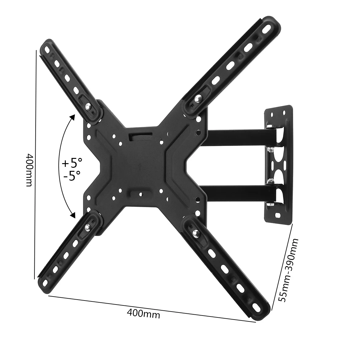 Universal 30KG TV Mount Cantilever Mount Adjustable Revolving Crystal Display Pylon TV Stand for 14-47 Inch LED / LCD TV