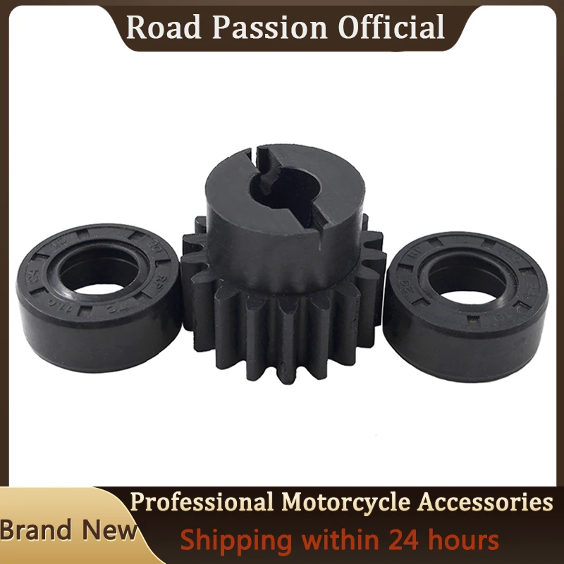 

Road Passion Motorcycle Water Pump Shaft Gear & Oil Seal Water Pump Seal For BMW F650ST 1997 1998 1999 2000 F650 1992 -1999