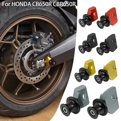 CB650R Accessories Chain Adjustment Frame Swingarm Spools Slider For Honda CBR650R CB650F CBR650F 2014-2023 Rear Fork Axle Stand