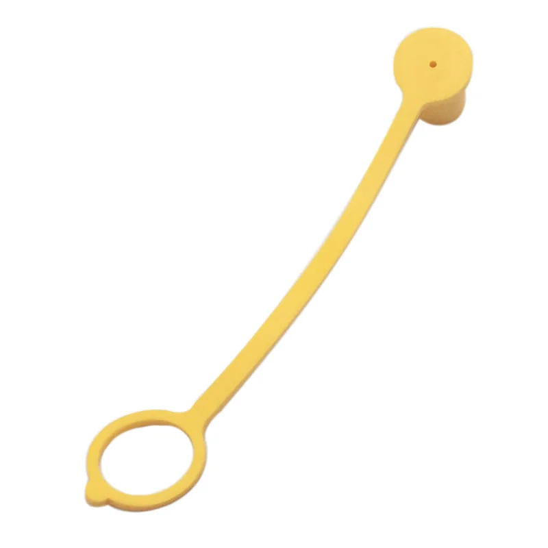 5PCS Propane / Natural LP Gas Quick Disconnect 1/4" Yellow Thread Protection Cover Pvc Dustproof Cover Metal Joint Thread Seal