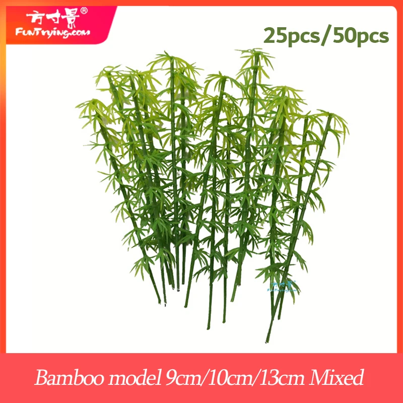 Bamboo Model,landscape Model Train Railway Layout Scenery Scale Model Building Materials  Miniature Dioramas Display Military