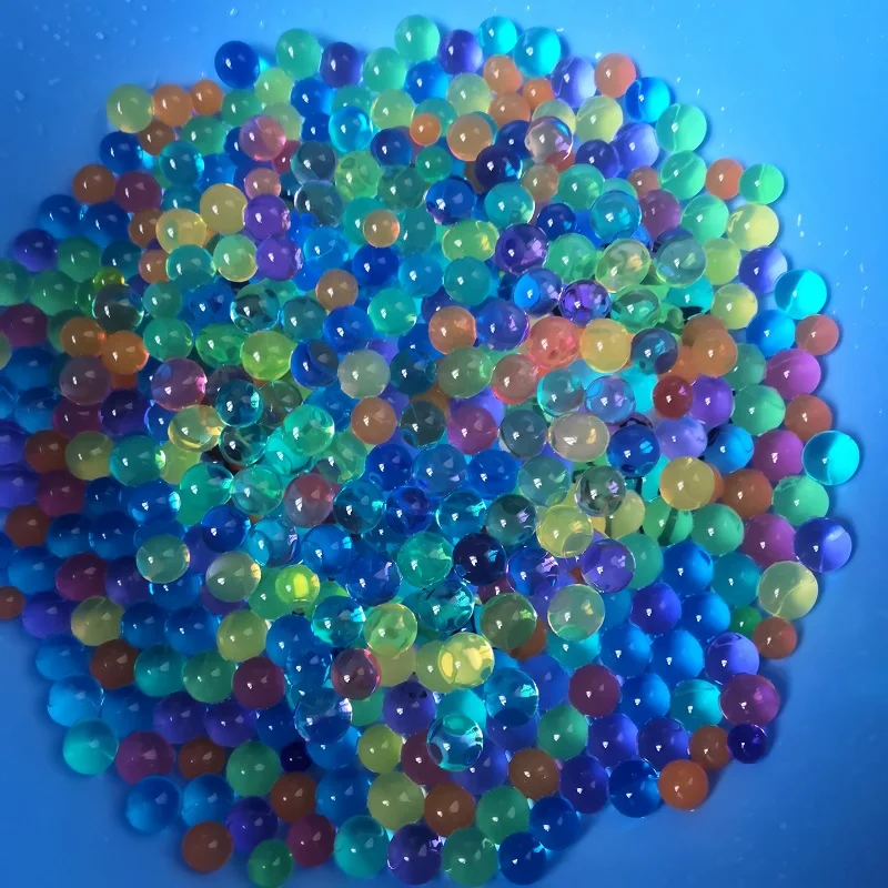 

Dropshipping 5000pcs DIY Christmas Floating Rainbow Water Gel Jelly Beads Vase Fillers for Floating Pearls Floating Candle