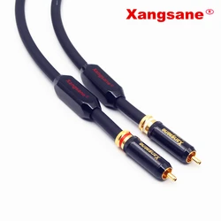 Xangsane SP-5008Cu High Performance OCC RCA to RCA Cable HIFI Conductor HIFI Audio Cable 2RCA Male to Male Audio Cable