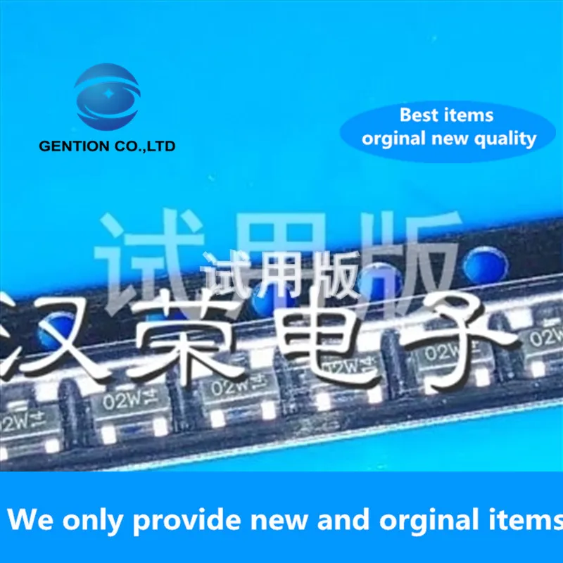 

50PCS 100% New original BST82 silk screen: 02P 02W N-channel enhancement mode MOS field effect transistor