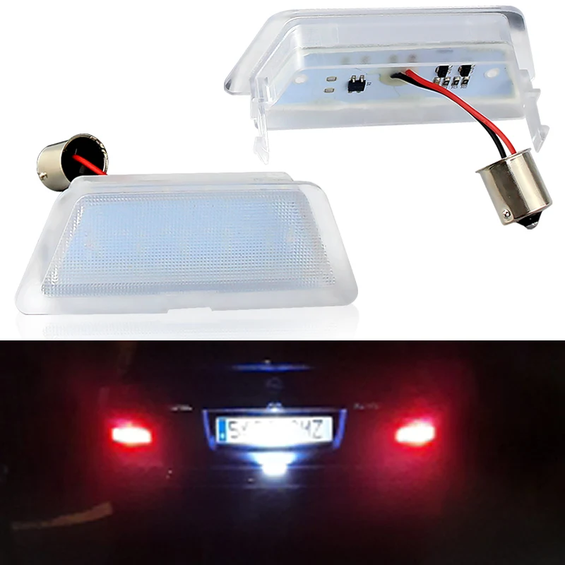 1PC Per Opel Astra G 1998 1999 2000 2001 2002 2003 2004 Auto Posteriore Bianco Auto LED Luce targa Lampada targa