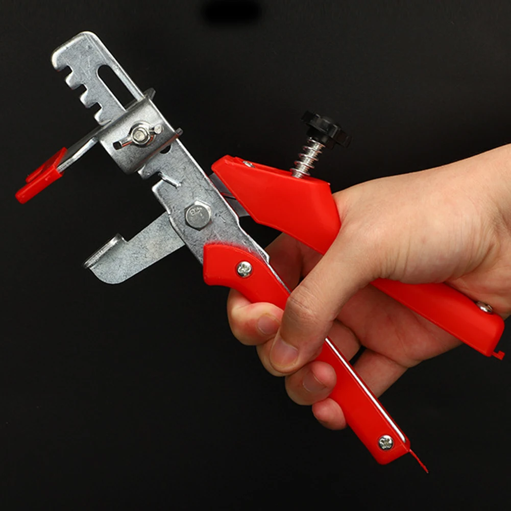 Professionelles Nivelliersystem für Wand- und Bodenfliesen, Zange, ausgewogenes Gerät für Fliesenverlegung, Clips, Keile, Ausrichtungswerkzeuge – Detail 8