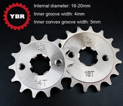 Motorcycle Front Sprocket For Yamaha YBR125 for HONDA CT110 FOR BETA125 14/15/16/17Teeth 428 Chain Motorcycle Front Sprockets