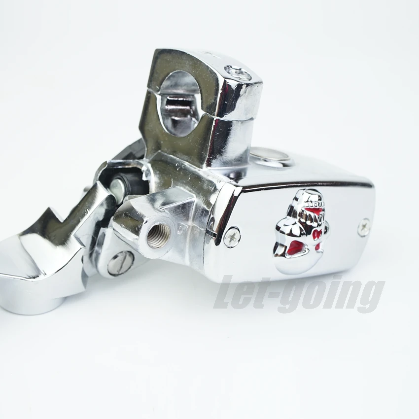 Motorcycle Chrome Brake Clutch Master Cylinder Lever 1\