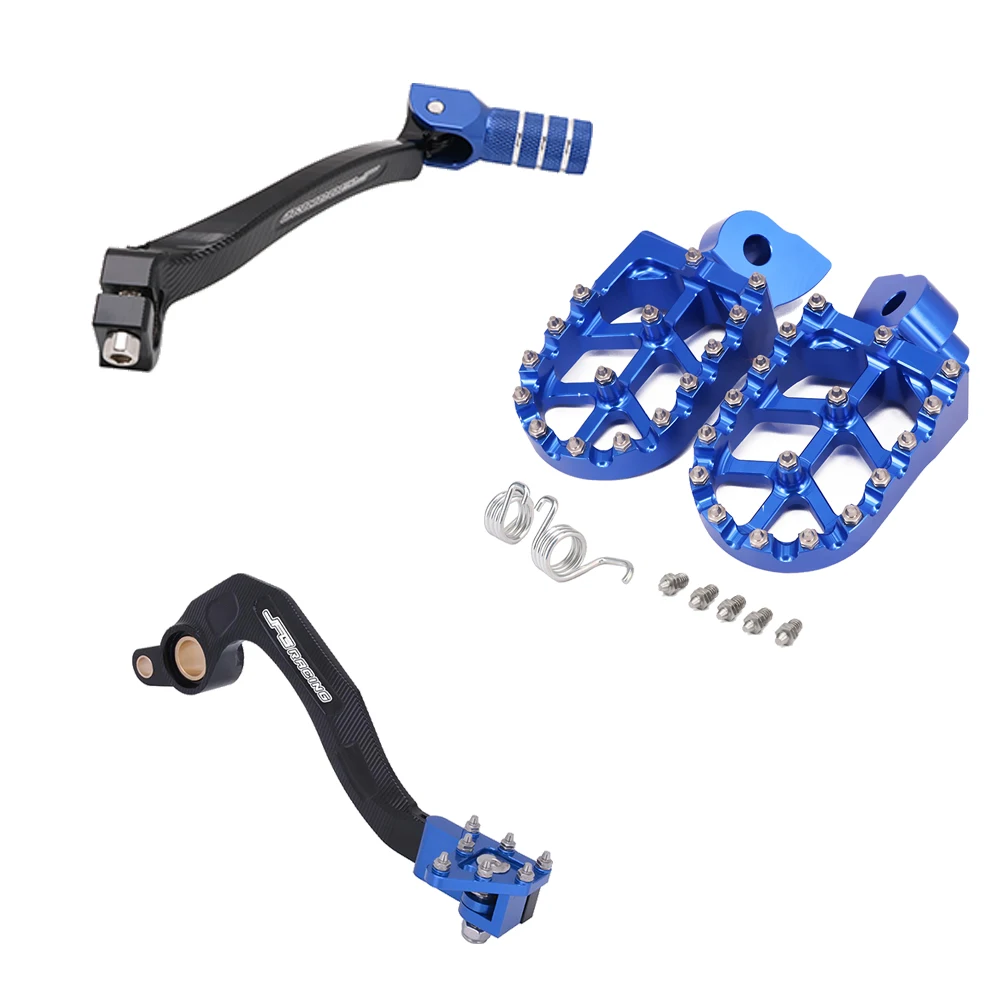 Motorcycle Foot Brake Gear Shifter Shift Pedal Lever Footpeg Foot Pegs For YAMAHA YZ450F YZ 450F YZ450FX YZ 450FX WR450F WR 450F