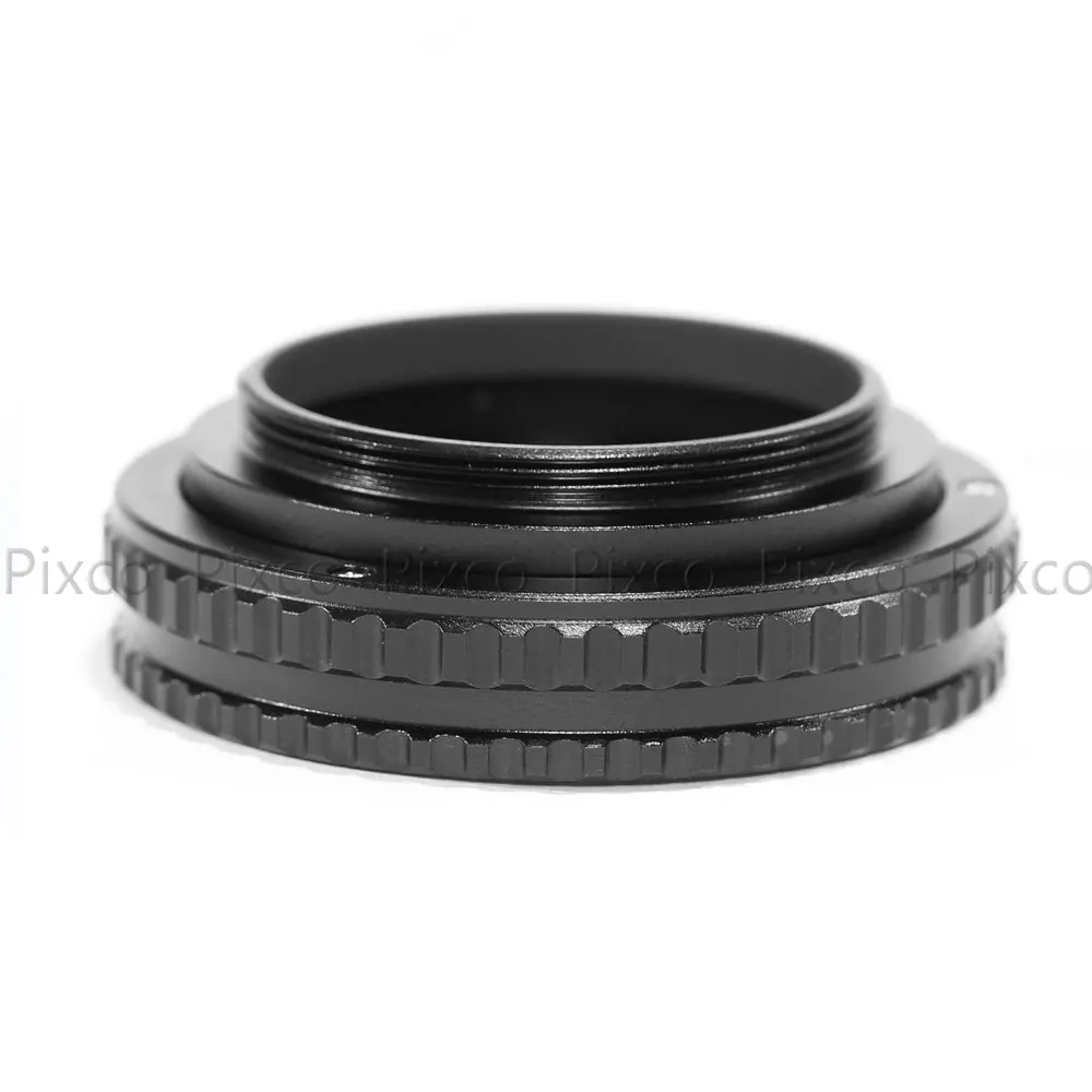 ADPLO M42 to M42 Mount Lens Adjustable Focusing Helicoid Macro Tube Adapter - 10mm to 13.5mm