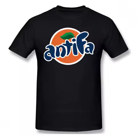 Antifa T Shirt Antifa T-Shirt Print Men Tee Shirt Short Sleeves Funny Oversized Casual Cotton Tshirt