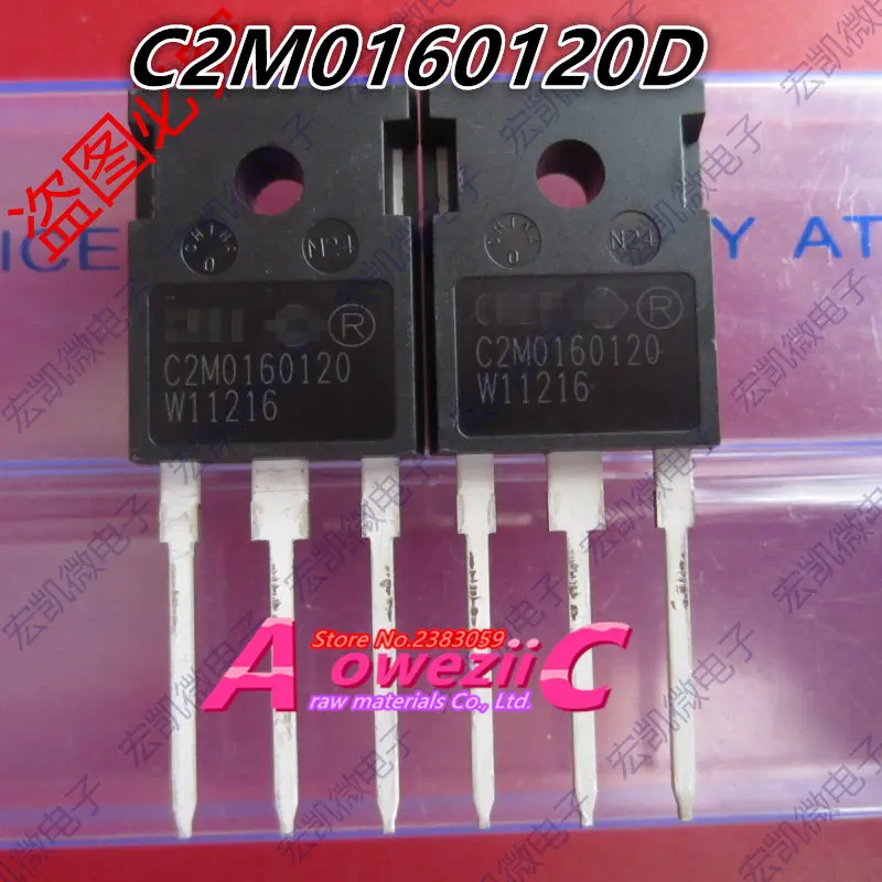 Aoweziic  2017+  100% new imported original  C2M0160120D C2M0160120 TO-247 Sic SiC MOS field effect tube 1200V 17.7A