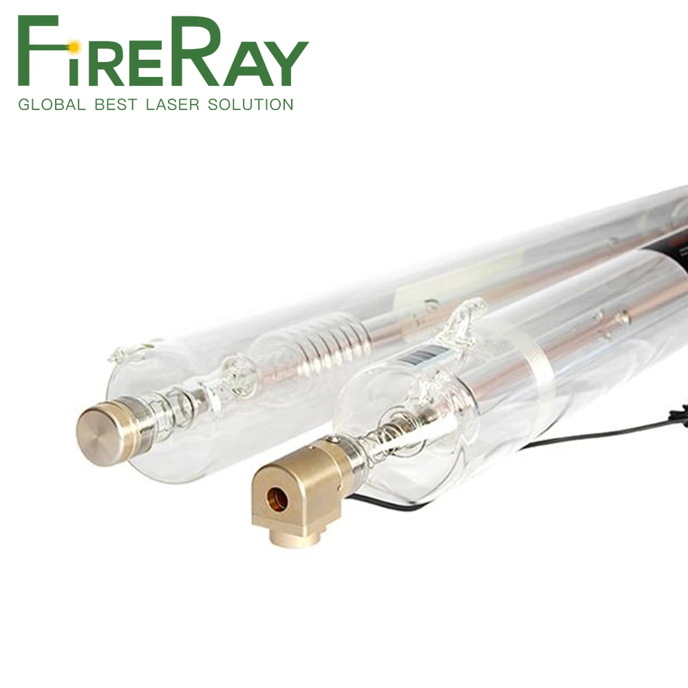 FireRay CO2 Laser Tube 30-40W Dia. 50mm Length 730mm With Red Point for CO2 Laser Cutting and Engraving Machine