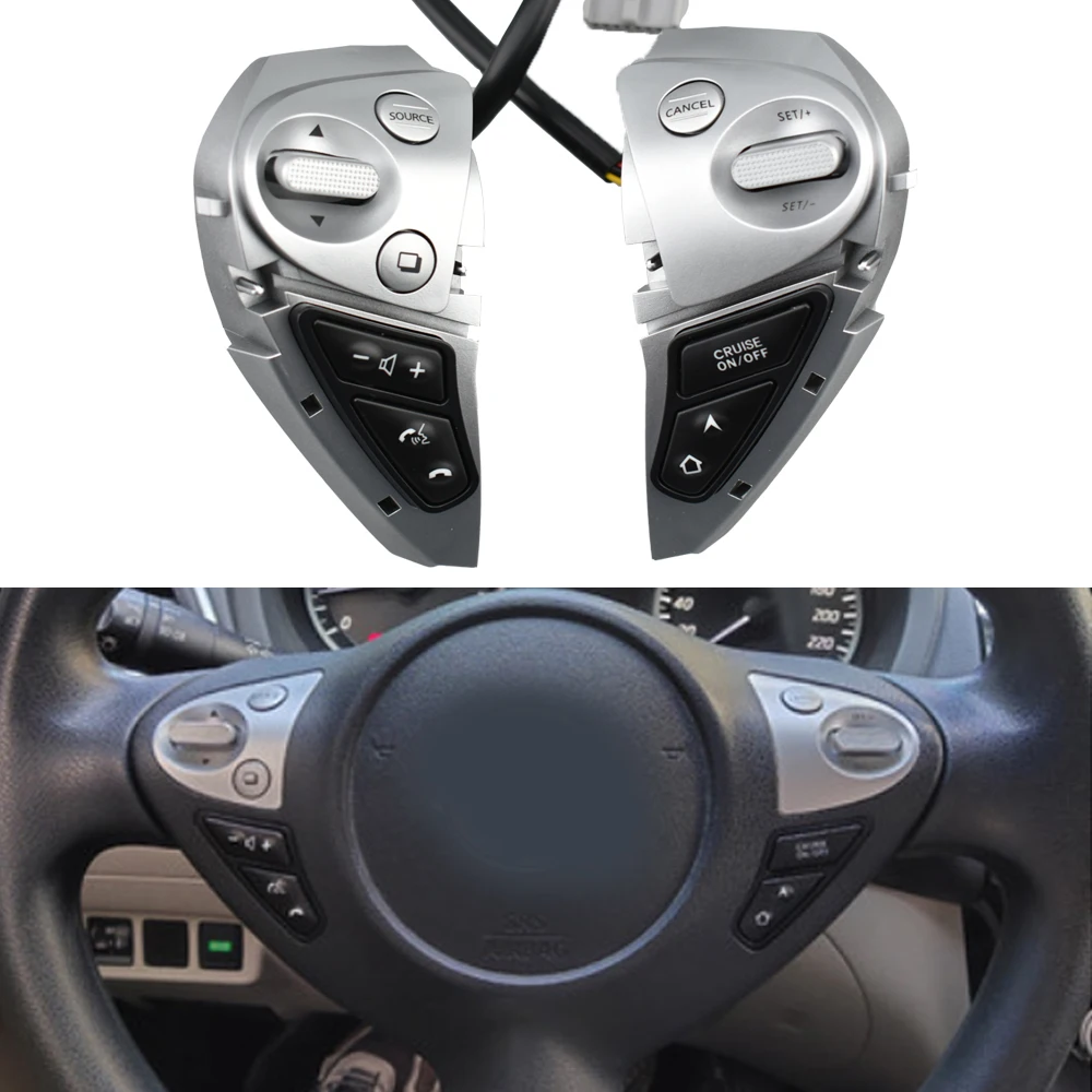 

Cruise Control Switch For Nissan JUKE F15 370Z Pulsar (Nismo Concept) Sentra 2016-2019 Audio Volume Button Steering Wheel Button