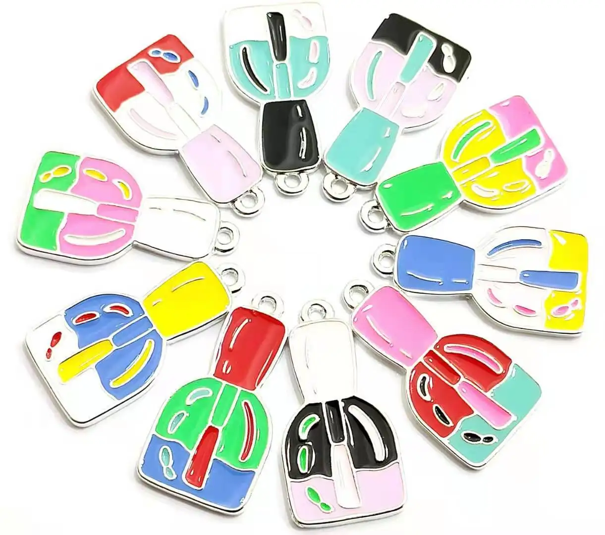 

10pcs nail polish charms for women DIY jewelry accessories S61