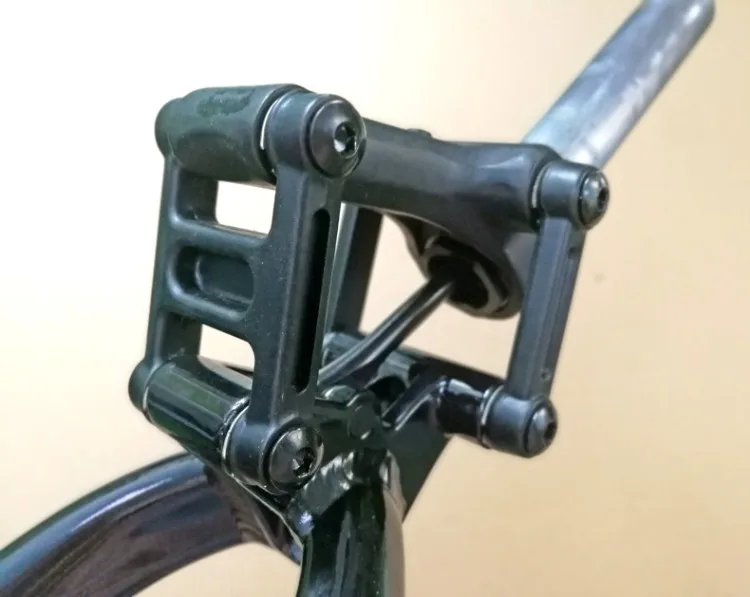20-calowy składany widelec przedni roweru V zawieszenie hamulca przedni widelec 74mm HUB widelec ze stopu aluminium przedni widelec rowerowy akcesoria — zdjęcie 7