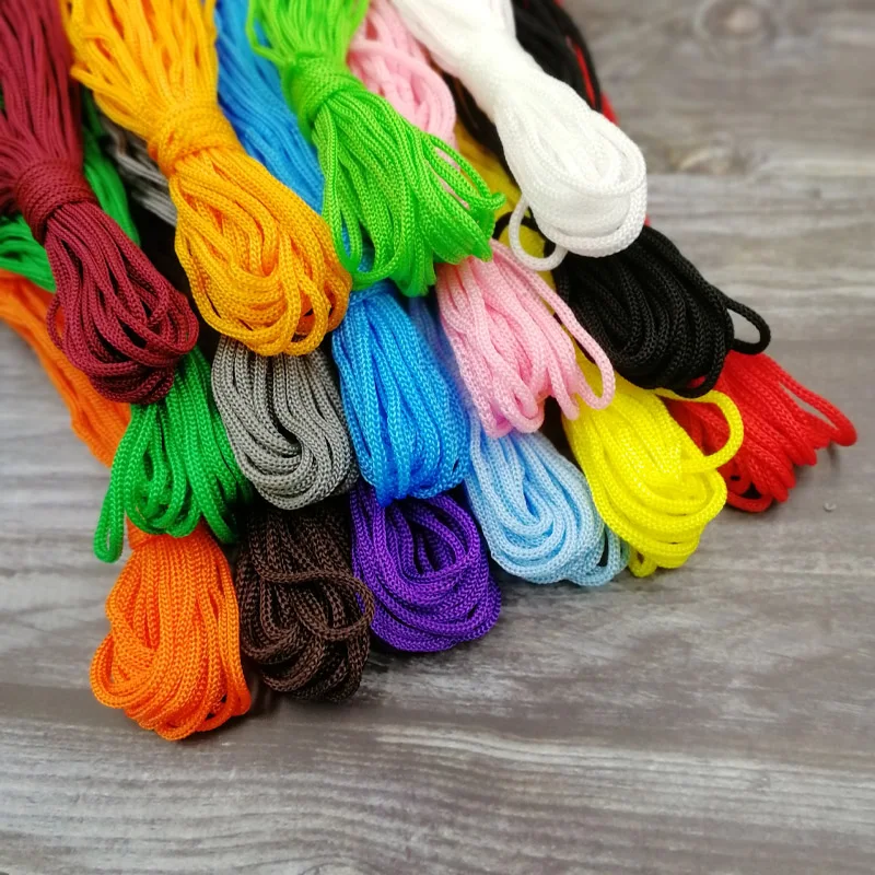 10 metri 6mm corda di cotone artigianale corda intrecciata decorativa per decorazione fatta a mano cordino fai da te Ficelles Couleurs cavo di filo