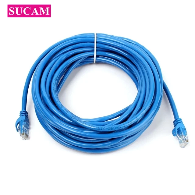 Kabel Ethernet Cat6/6e 5M/10M/20M/30M Łączność sieciowa Lan ze złączem RJ45 do systemu kamer bezpieczeństwa IP