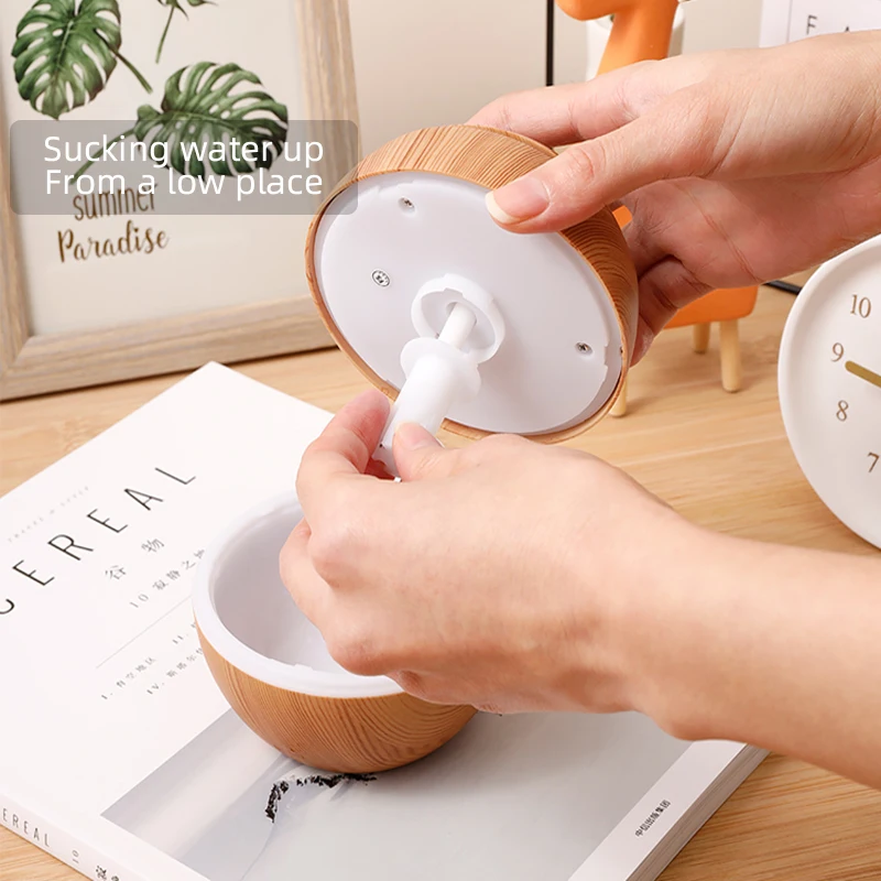 แบบพกพา Air Humidifier อัลตราโซนิกน้ำมันหอมระเหยน้ำมัน Diffuser Sprayer USB Cool Mist Sprayer ที่มีสีสันสำหรับรถบ้าน