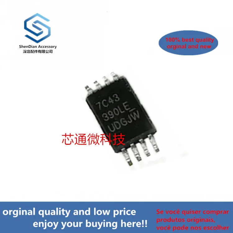 

10pcs 100% orginal new best qualtiy PT7C43390LEX 7C43390LE TSSOP-8 Real-time Clock Module( can work perfect)