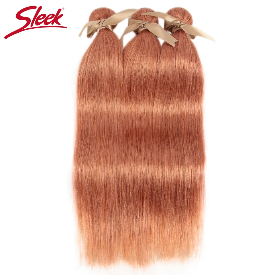 

Sleek O BLOND II Straight Brazilian Hair Weave Bundles Deal Human Hair Extension Vendors 10 To 26 Inch Remy Human Hair Bundles