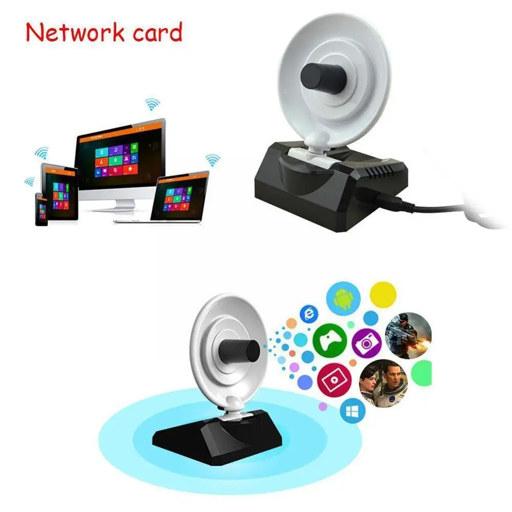 Adaptador USB 2.0 sem fio, Alta Potência, Interface Receber e Decodificar, WEP Criptografado, Sinais WiFi, Internet Livre Alcance 150, 12DB, 2000mW