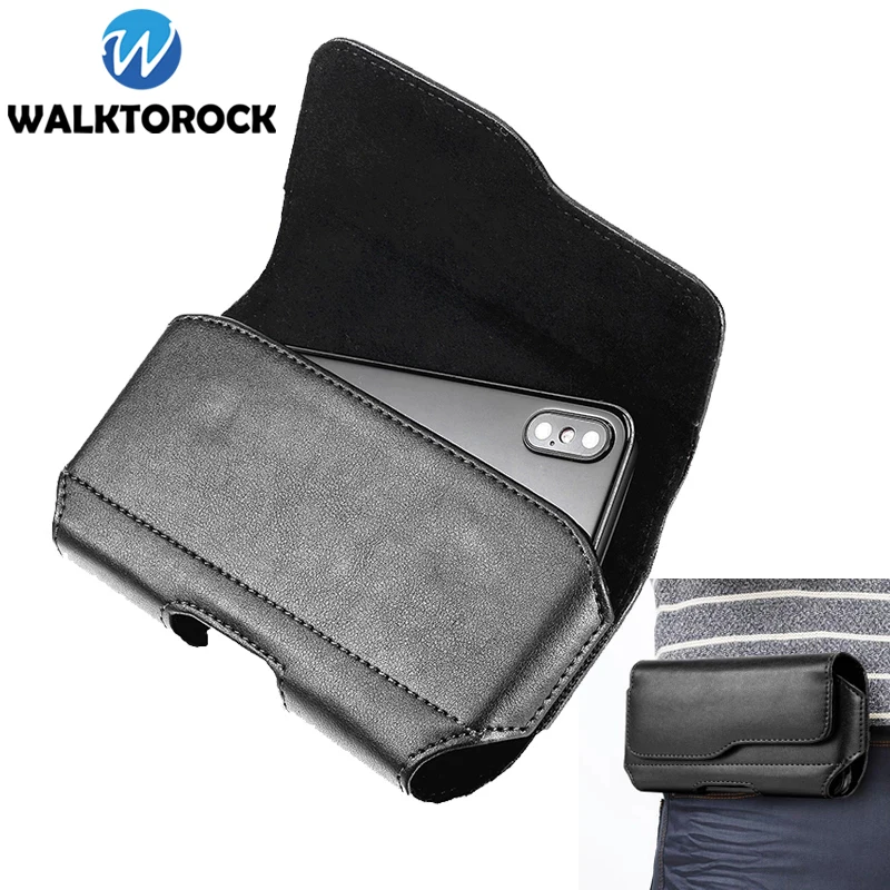 Vodotěsný mobilní telefon pás pouch brašna univerzální pás pouch kůže buňka telefon pouzdro obal telefon klip pro iPhone Huawei Xiaomi