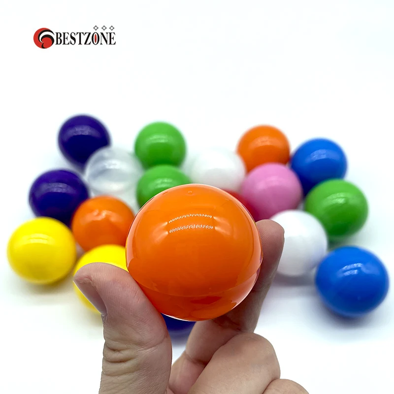 5000pcs/Lot Diameter 38MM Plastic PP Toy Capsule Empty Round Surprised Ball Colorful Open Container Shell For Vending Machine